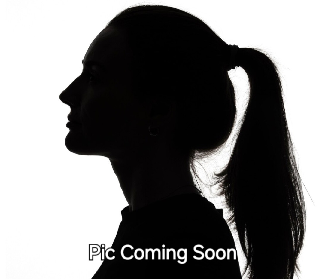 silhouette of a woman with a pony tail